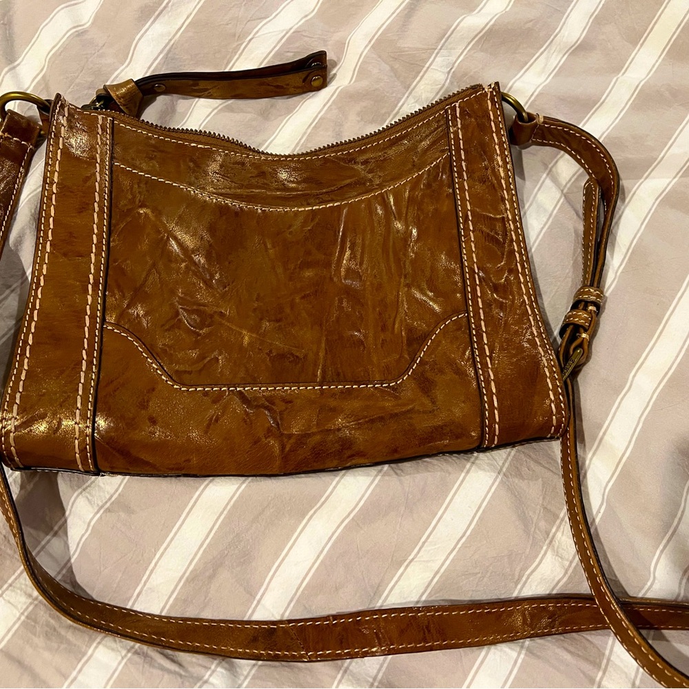 Frye Melissa crossbody, bronze leather, perfect condition